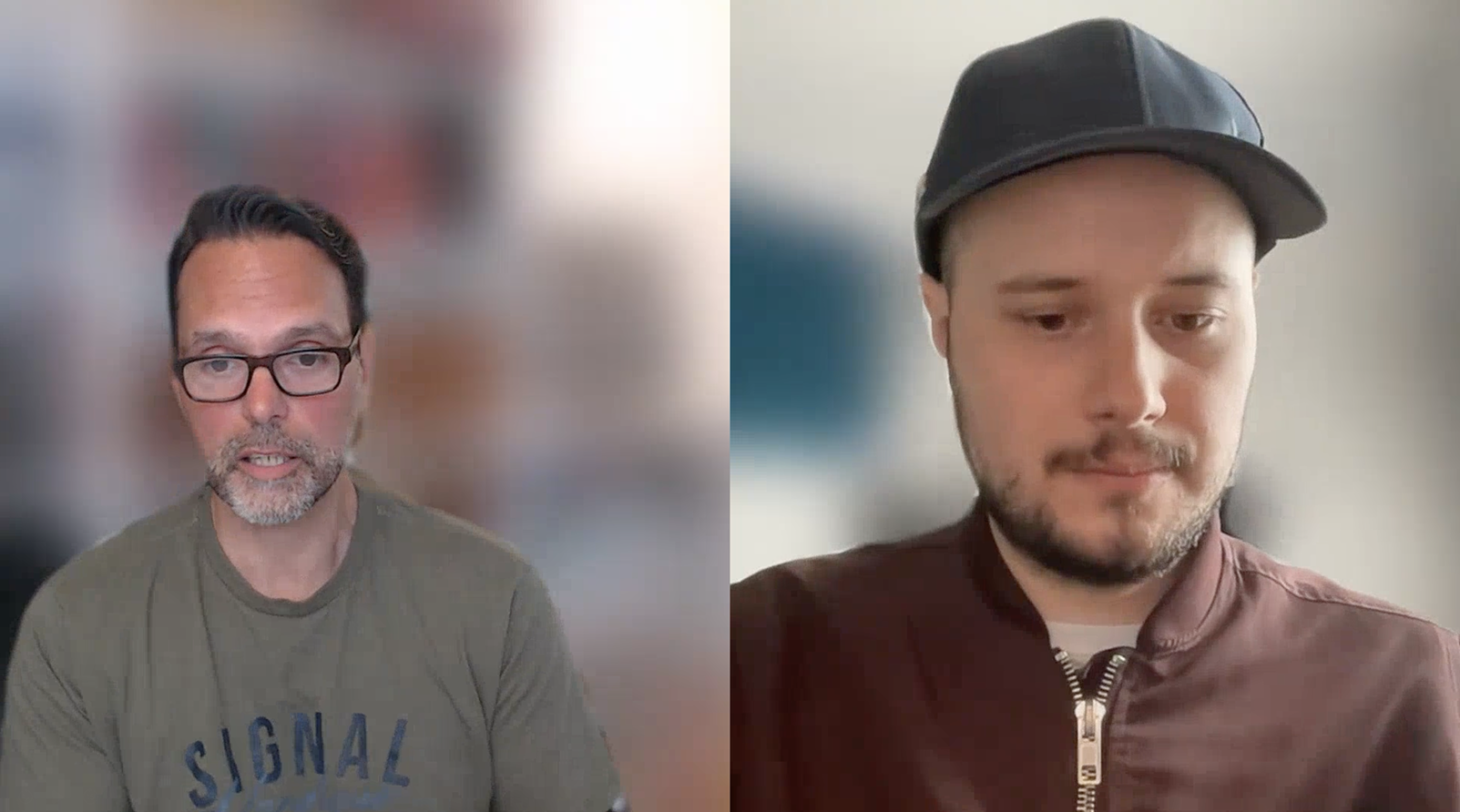 Luke Hart with Marko Peresic